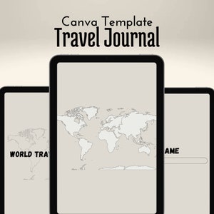 Printable Travel Journal &amp; Vacation Diary: All Countries Trip Memories ...