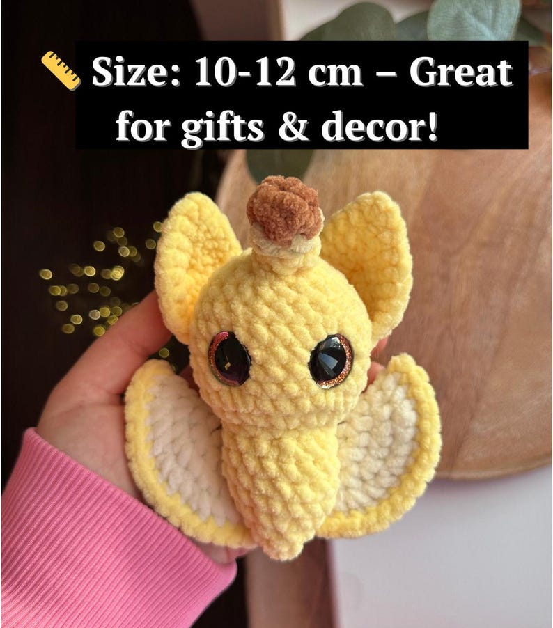 Fruit Bat Crochet Pattern – 6 in 1 | Easy Plush Amigurumi PDF Pattern ...