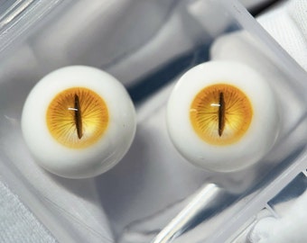 BJD Eyes Resin 14/7 16/7 instock 14mm 16mm  Resin Doll Realistic Eyes, Beast pupil 3