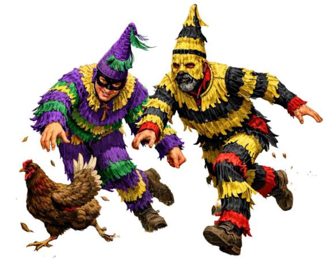 Mardi Gras Chicken Chaser Etsy mardi-gras-chicken-chaser-etsy