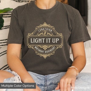 Crescent City Light It Up Shirt bookish merch ruhn gift mirthroot dispensary top bryce tee lunathion clothes hofas SJM Officially Licensed