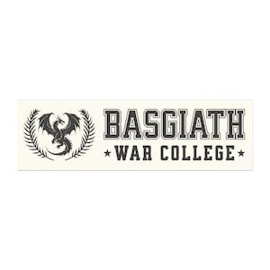 Fourth Wing Basgiath War College Car Magnet: Dragon Rider Merch image 2