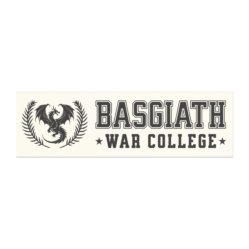 Fourth Wing Basgiath War College Car Magnet: Dragon Rider Merch image 2