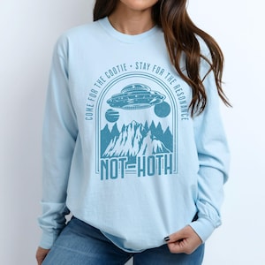 Ice Planet Barbarians Not-Hoth Shirt Comfort Colors bookish merch aliens fantasy monster romance clothes khui top ufo IPB resonance cootie