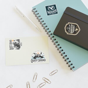 Onyx Storm Stickers Quest Squad Fourth Wing bookish merch Xaden Riorson Violet Broccoli Dragon Rider laptop decal Basgaith War College badge image 5
