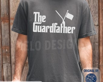 The Guardfather Shirt: Color Guard Dad Marching Band Tee High School Tshirt Husband colorguard top half time show