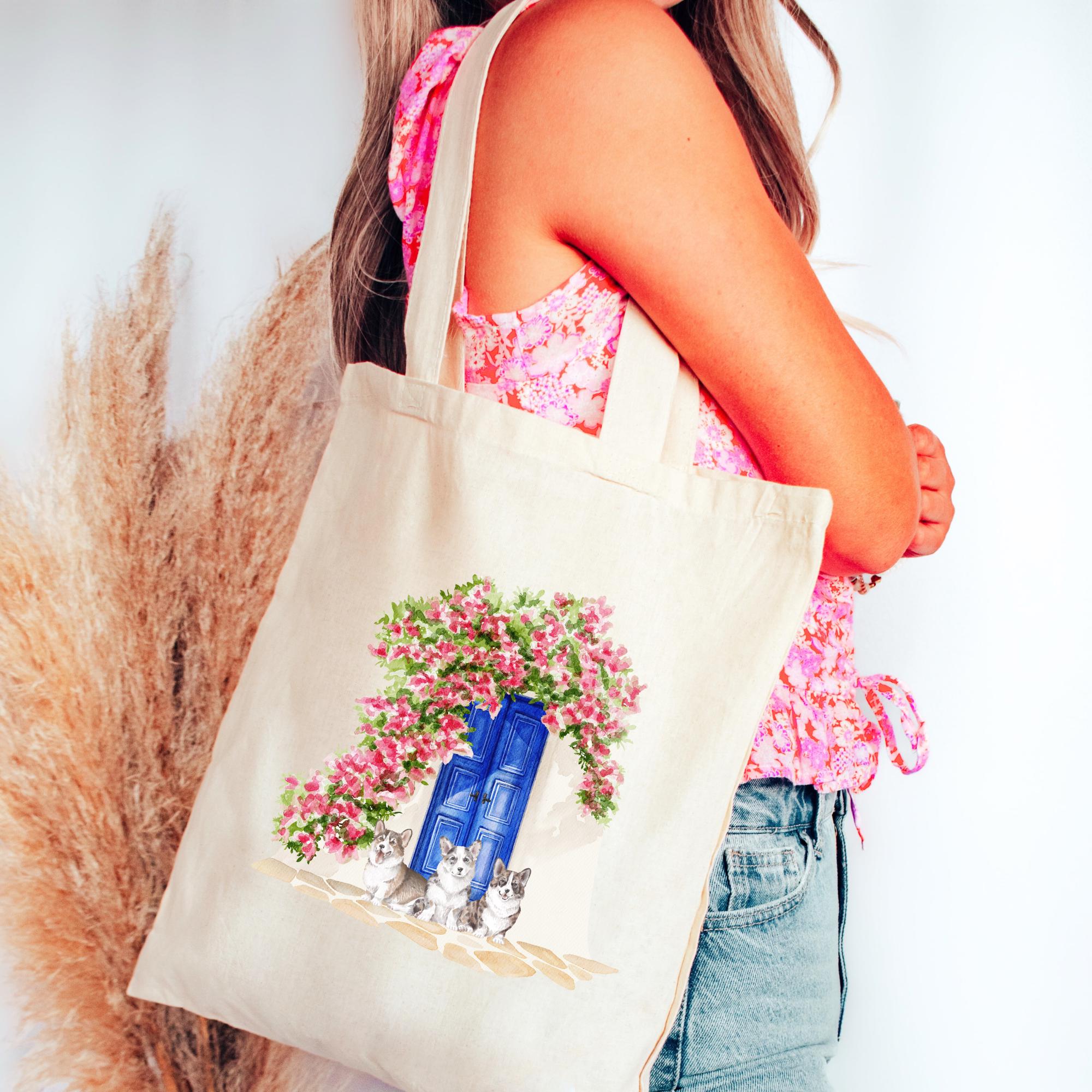 Corgi Shoulder Bag - Watercolor Corgi Shoulder Bag - Watercolor