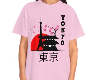Comfort Colors Tokyo Cherry Blossom T-Shirt: Japanese Anime Gift