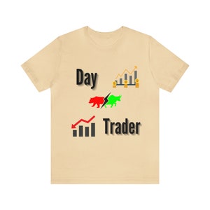 Day Trader T-Shirt: Bull Bear Stock Market Investor Gift