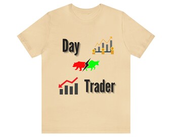Day Trader T-Shirt: Bull Bear Stock Market Investor Gift