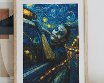 Joker Van Gogh “La noche estrellada” Lámina artística tamaño A4