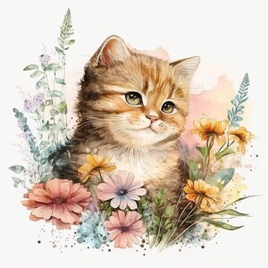 Meow-tastic: Adorable Cat Clipart Stickers for Your Everyday Use!