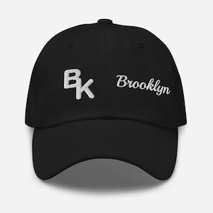 The Brooklyn Hat with White Letters