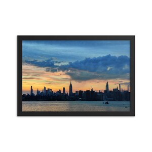 Framed poster