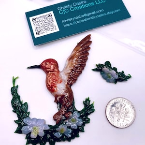COE 96 Pájaros de vidrio fusionado: Materiales de arte hechos a mano con temática de la naturaleza