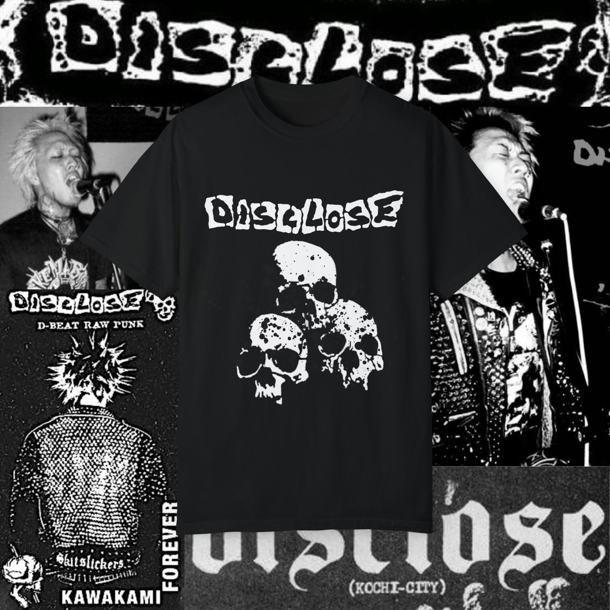 Tシャツ Disclose Punk - | Shirt disclose DISCLOSE Band d-beat