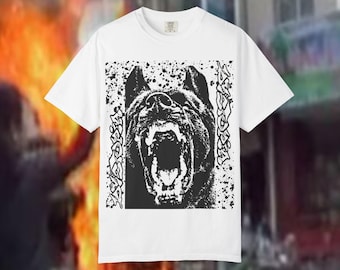 Camiseta distopía de dos caras