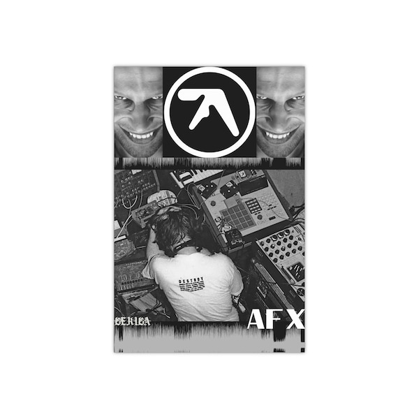 Aphex Twin poster, 300gsm, Pro-Grade!