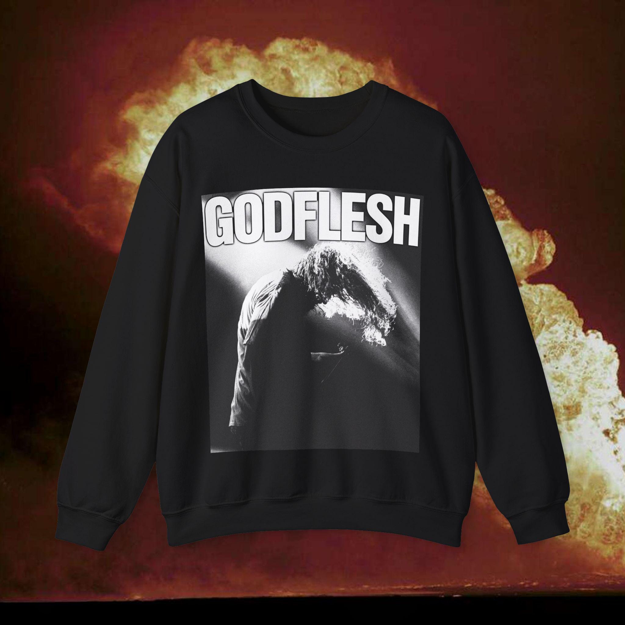 Vintage 1996 GODFLESH LONG SLEEVE TシャツXL Godflesh Tee - Etsy