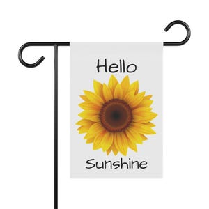 Sunflower Garden Banner: Hello Sunshine Floral Decor