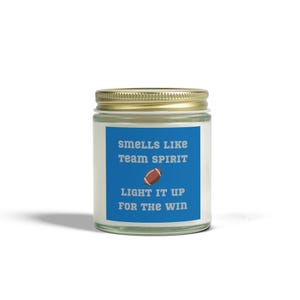 Detroit Lions Scented Candle: Game Day Team Spirit, Football Fan Gift