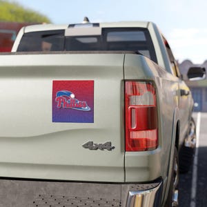 MLB Philly Baseball Car Magnet: Philadelphia Sports Fan Decor
