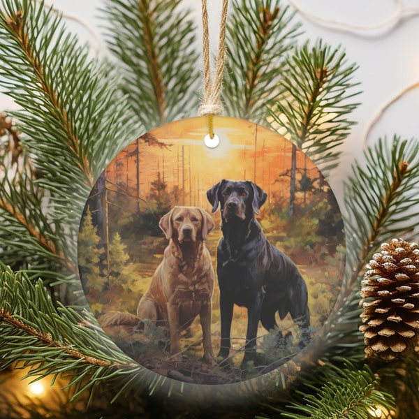 Black Lab Ornaments Yellow Lab Ornaments Black Lab Christmas Ornaments Black Lab Gift Silver Lab Ornament Remembrance Ornament Pet Ornament