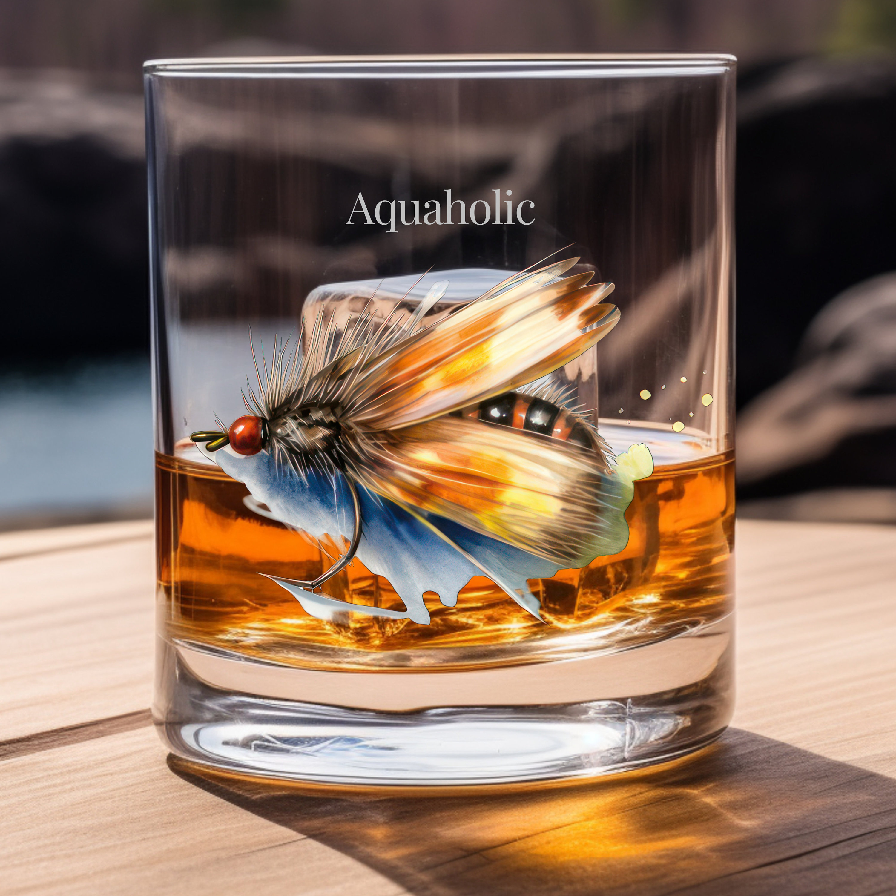 Custom Fly Fishing Whiskey Glass Set Best Angler's Gift, Ideal for Dad, Personalized  Fishing Keepsake -  Canada