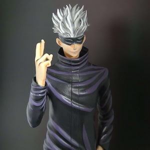 Gojo Satoru Figure – Jujutsu Kaisen 3D Printed Resin Statue | Anime Collectible | Painted