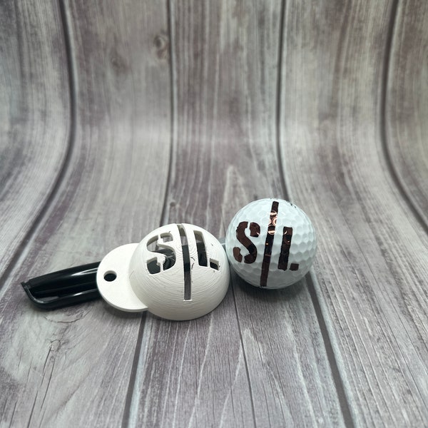 Golf Ball Stencil Etsy