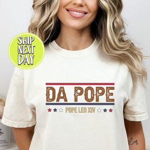 Da Pope Leo Xiv Vatican Religious Christian Tshirt, Catholic Gift Shirt, Holy Father Pope Shirt, Vatican City Pope Tee, Religious Gift-TC280
