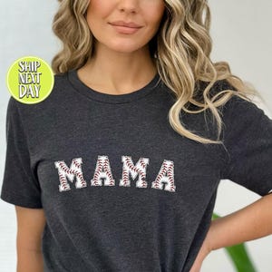 Baseball Mama Tshirt, Mothers Day Shirt, Baseball Shirt For Women, Game Day T Shirt, Baseball Season Tees, Happy Mothers Day T Shirt - MC046