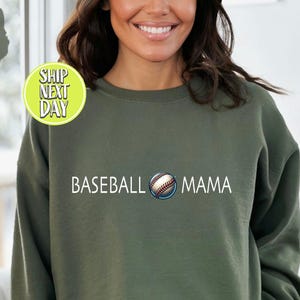 Baseball Mama Sweatshirt, Baseball Game Day Sweater, Sports Mom Shirt, Family Baseball Sweater, Mothers Day Gift, Baseball Season Shirt-S045