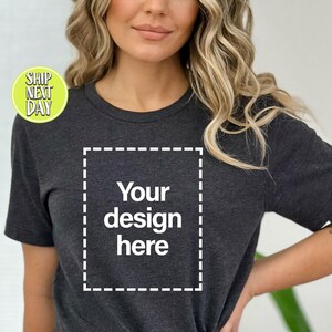 Your Design Here Tshirt, Personalized Name Shirt, Your Text Here Gift, Custom Design Tee, Custom Family Vacation Shirt, Your Photo Tee-TC264