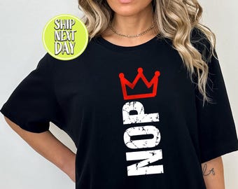 Camiseta "Nope", camiseta "Odiador de Trump", camiseta "Justicia Social", camiseta "No Kings in America", camiseta "Nope Kings", camiseta "Resist", camiseta de regalo para mujer -TC292