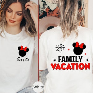 Family Vacation 2025 Tshirt, Squad Tee, Personalized Family Shirt, Custom Vacation Shirts, Matching Family Shirt, Funny Summer T-Shirt-TC143