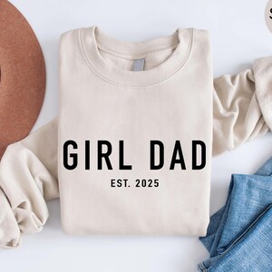Sweatshirt meisje papa, shirt papa leven, trui nieuwe vader, shirts vaderdagcadeau, shirts papa to be, cadeaus van dochter, cadeaus voor papa - FC018