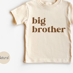 Big Brother T-Shirt, Schwangerschaft Ankündigung T-Shirt, süßes Kinder Shirt, mittlerer Bruder T-Shirt, neues Big Brother T-Shirt, Schwangerschaft offenbaren Shirt - FF016