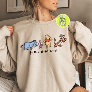 Winnie The Pooh And Friends Sweatshirt & Hoodie, Winnie The Pooh Sweatshirt, Pooh Bear Sweatshirt, Family Matching Sweatshirt  -TC101