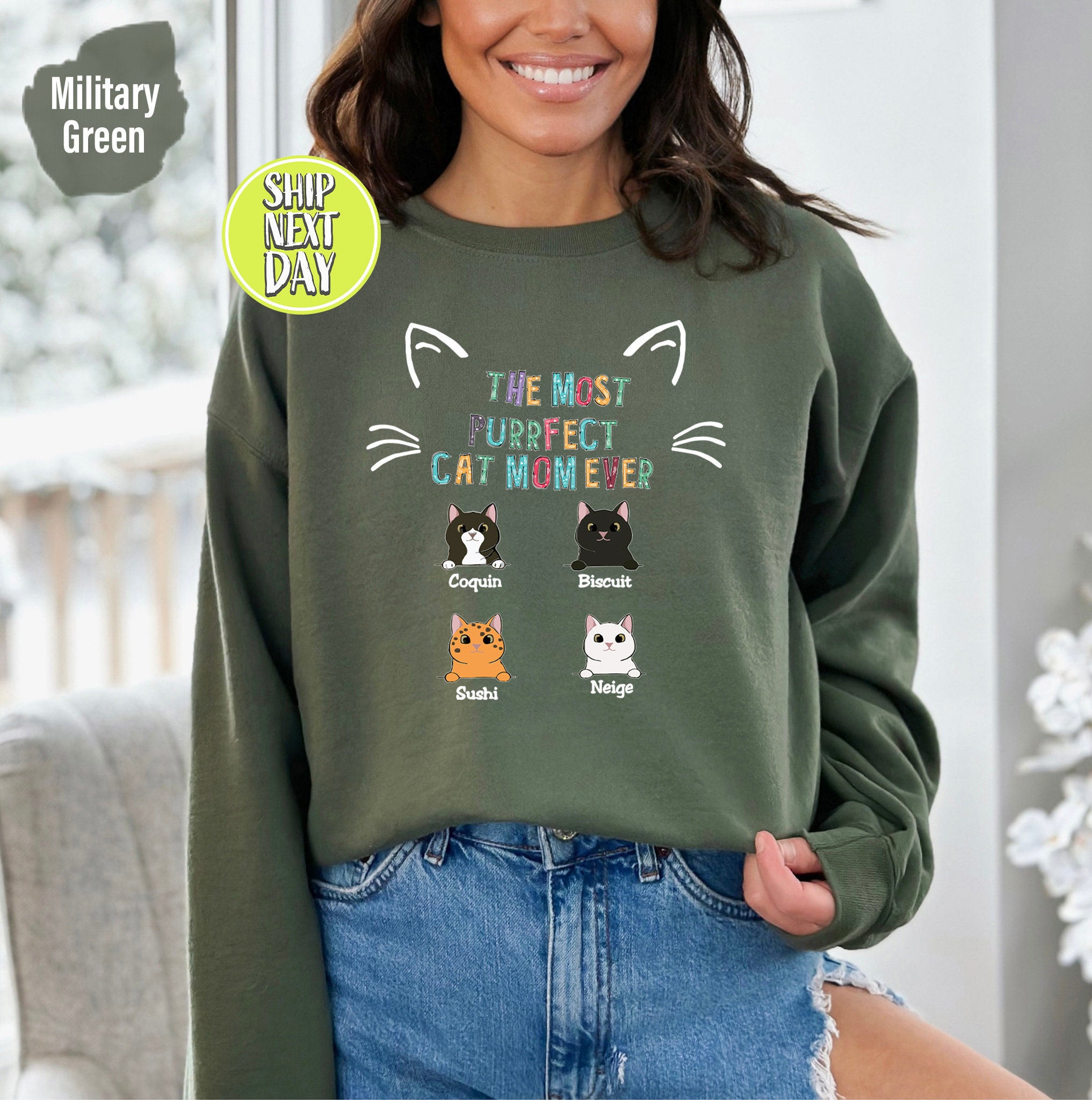 The Most Purrfect Cat Mom Ever Svg, Mothers Day Svg, Cat Mom | Inspire