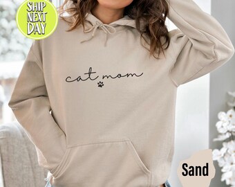 DOVU Cat Mama Sweatshirt, Cat'S Paw Sweater, Mother Of Cats T-Shirt...