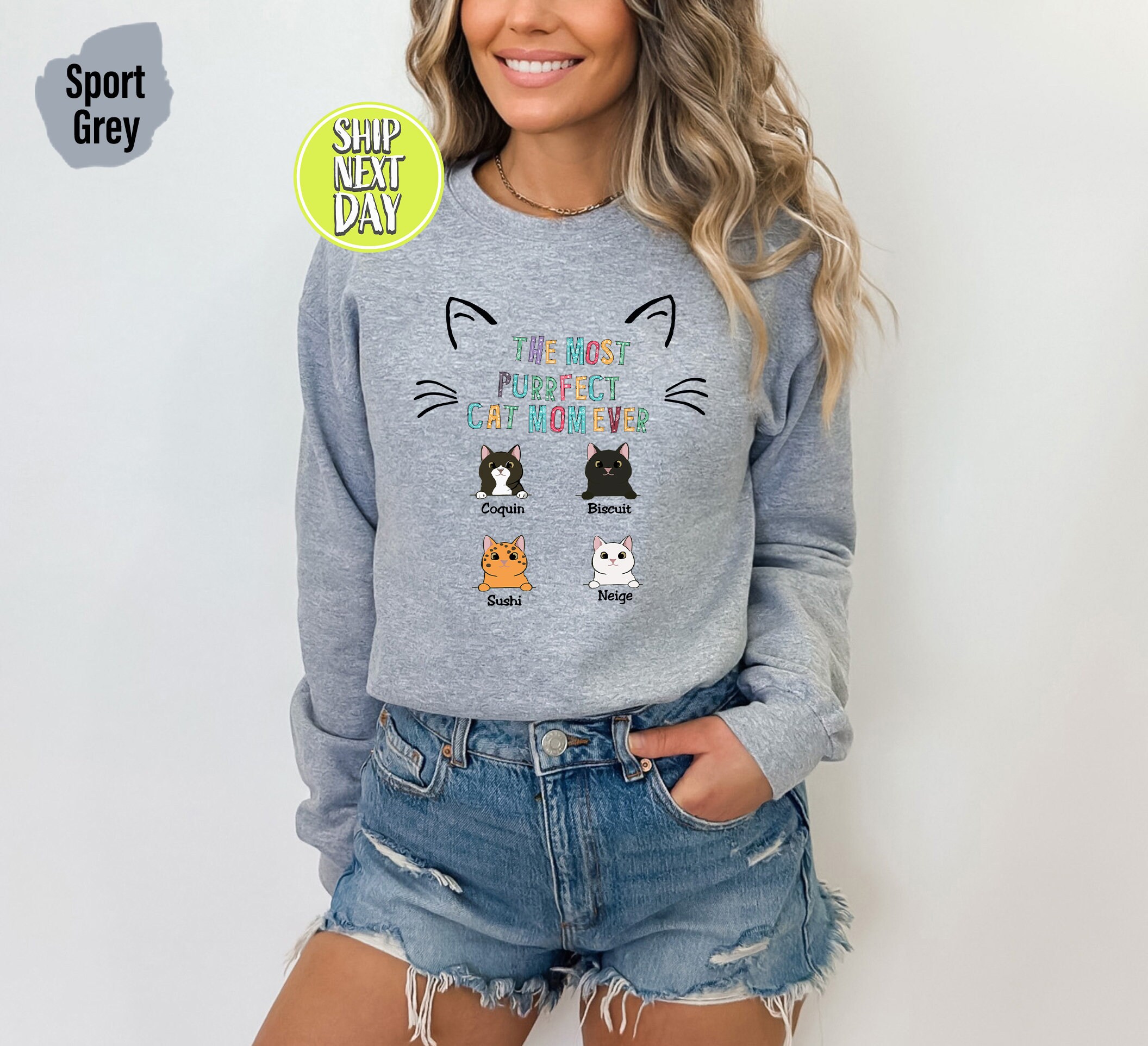 The Most Purrfect Cat Mom Ever Svg, Mothers Day Svg, Cat Mom | Inspire