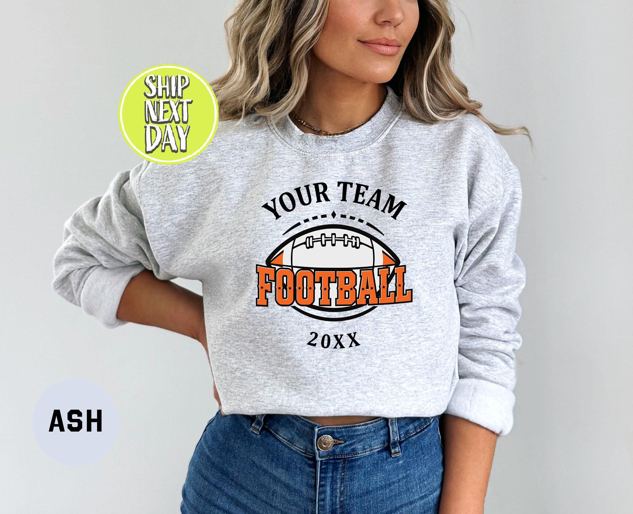 Custom Football Team Your Team Sport Sweatshirt, Football Player Gift Hoodies, Gifts For Sports Fan, Personalized Football Sweatshirt - S020