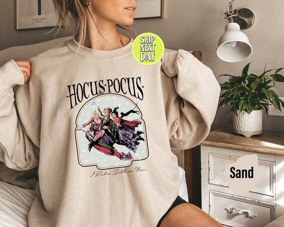 Sweatshirt Hocus Pocus Sanderson Sisters - Gildan - Unisexe Adulte - Multicolore - Neuf Avec Étiquettes