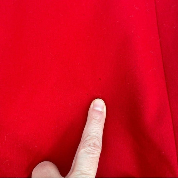 1990s PENDLETON Red Button Front 100% Wool Blazer… - image 8