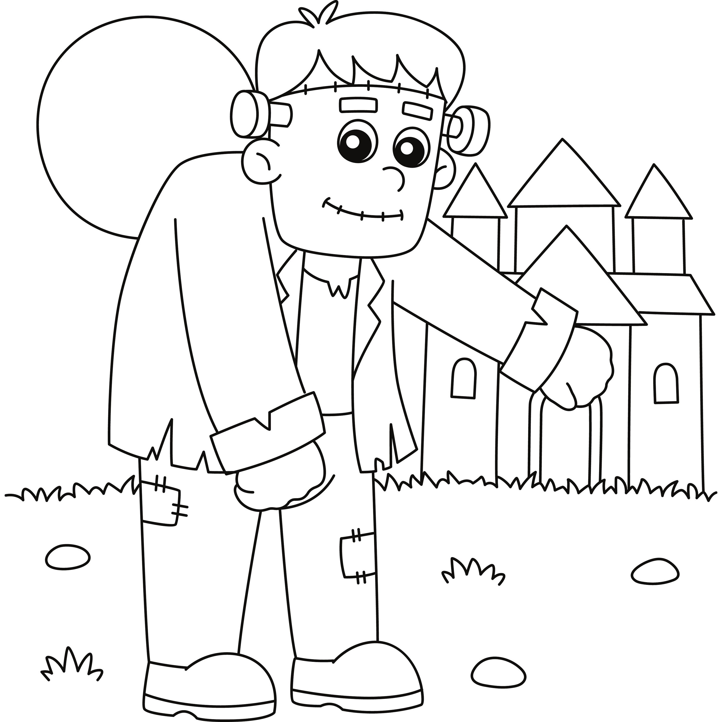 20 Printable Halloween Coloring Pages for Kids, Colouring Pages for