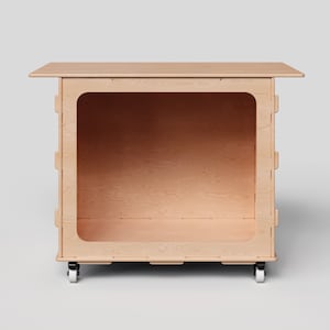 Chariot d'instructeur - pliable - chariot de café, comptoir de caisse, bureau d'éducation