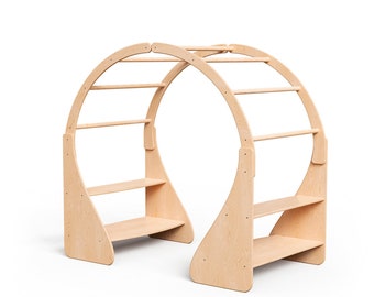 Waldorf Arch - Natural Playstand, Kids Book Shelf, School Shelf, Kids Playhouse, Montessori Furniture, Kids Shelf, Playstand, Made In Canada