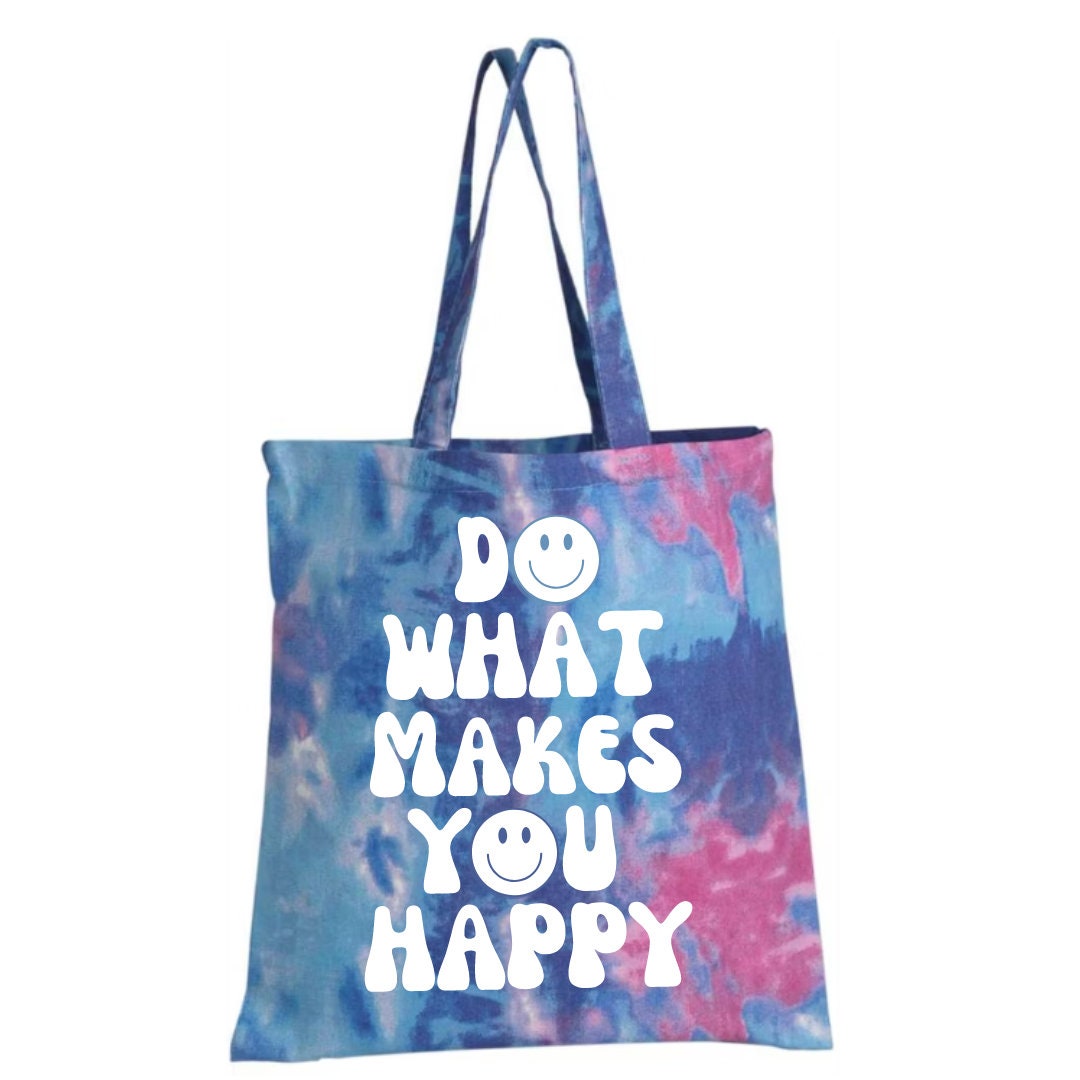 Trendy Bag, Tote Bag, Happy Bag, Do What Makes You Happy Bag, Do What ...