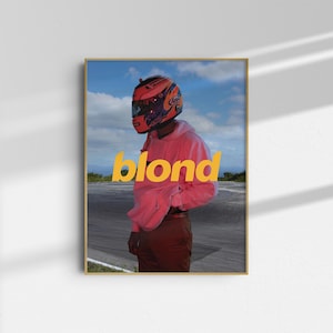 Lámina de Frank Ocean: Blond - Arte mural de la portada del álbum (Impresión Giclée)